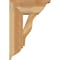 Ekena Millwork Funston Traditional Rough Sawn Bracket w/ Offset Brace, Western Red Cedar, 8"W x 18"D x 26"H BKT0806X18X26FST01RWR - alternate 2